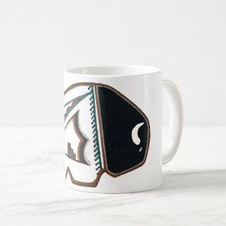 Bison falsand-konst Keramisk kaffemugg kopp