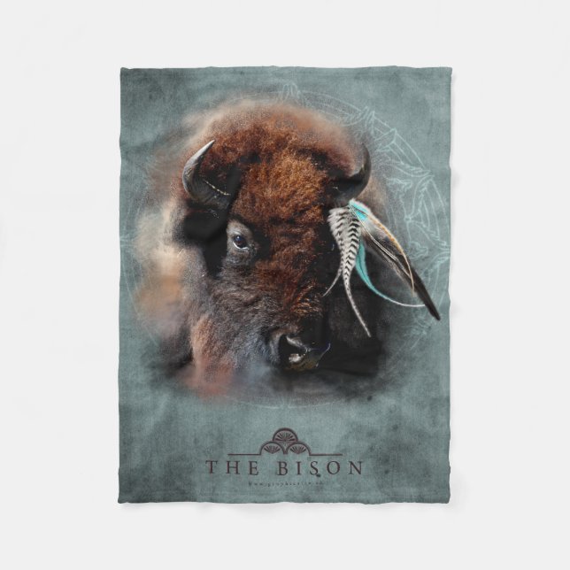 Bison - Fleece Blanket (Framsidan)