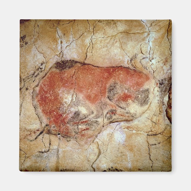 Bison från Altamira Caves Magnet (Framsidan)