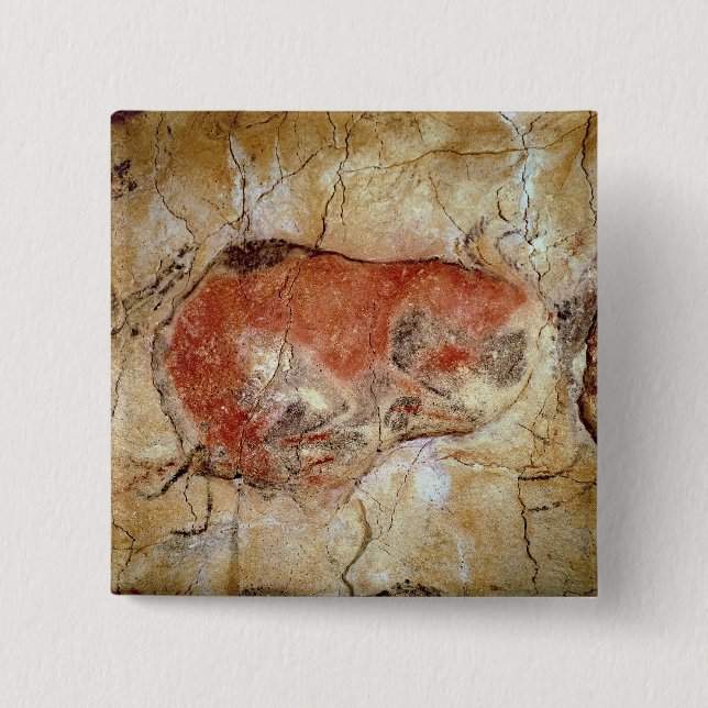 Bison från de Altamira grottorna Knapp (Framsida)