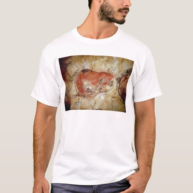 Bison från de Altamira grottorna Tee Shirt (Framsida)