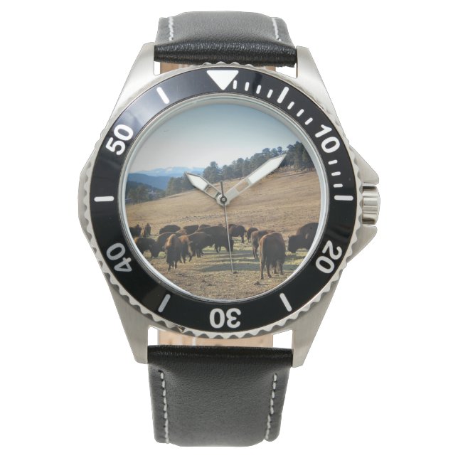 Bison i Colorado Armbandsur (Framsida)