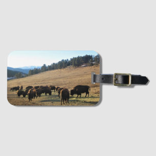 Bison i Colorado Bagagebricka