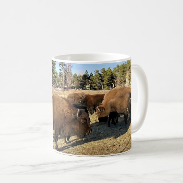 Bison i Colorado Kaffemugg (Framsida höger)