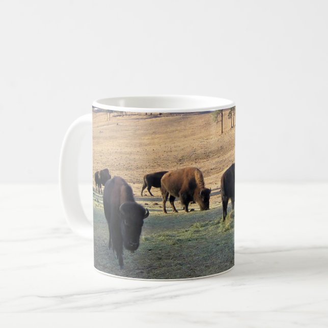 Bison i Colorado Kaffemugg (Framsida vänster)