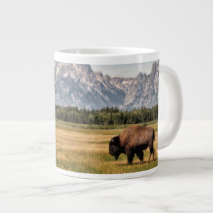 Bison i Tetons Jumbo Mugg