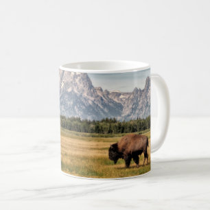 Bison i Tetons Kaffemugg