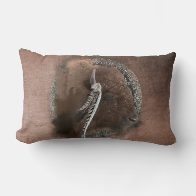 Bison II - Pillow Lumbarkudde (Framsida)
