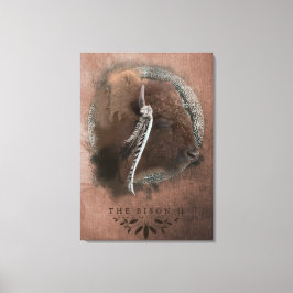 Bison II - Wrapped Canvas