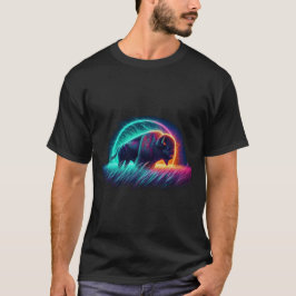 Bison in Grassland, willife T Shirt