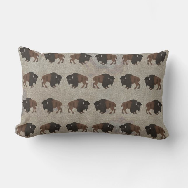Bison Lumbar Dekorativ kudde (Framsida)