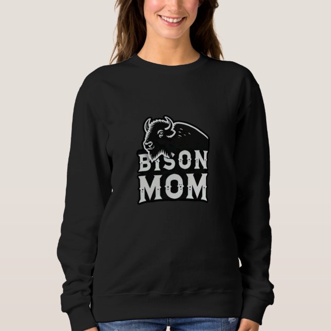 Bison Mamma Shirt Bison Älskare Bisons T (Framsida)