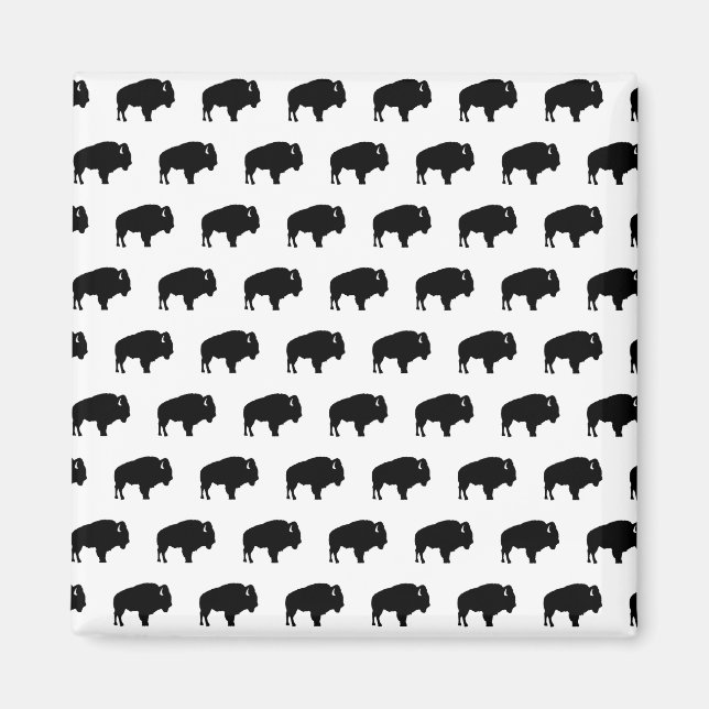 bison mönster magnet (Framsidan)