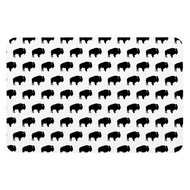 bison mönster magnet (Horisontell)