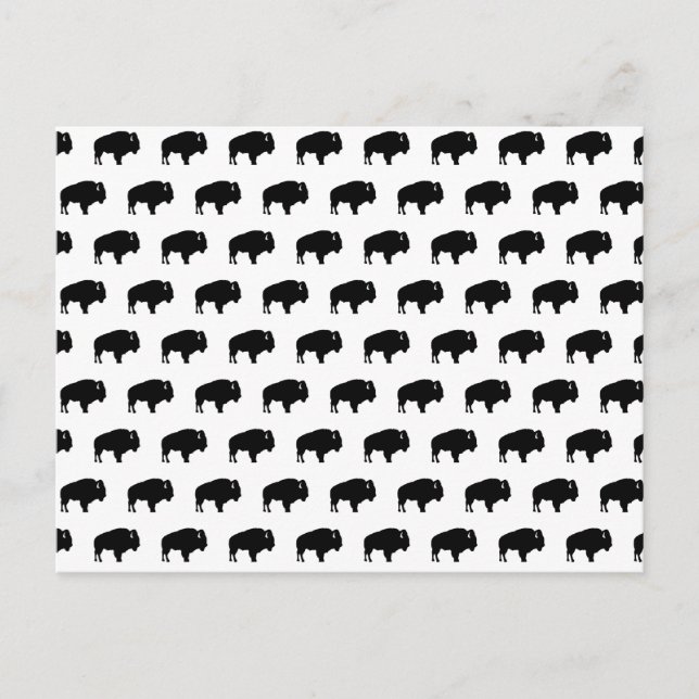 bison mönster vykort (Framsida)