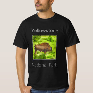 Bison, nationalparken Yellowstone T Shirt