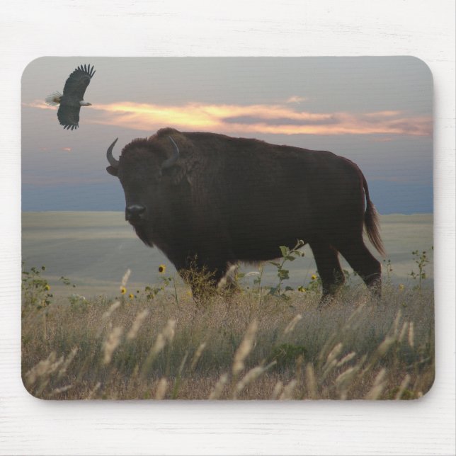 Bison/örn Mousepad Musmatta (Framsidan)
