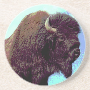 Bison Pop Art Underlägg