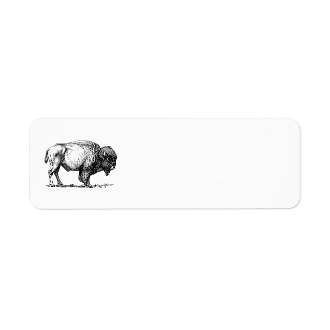 Bison Returadress Etikett (Framsidan)
