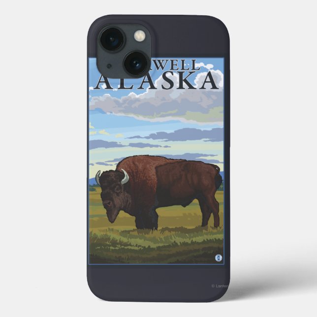 Bison Scene - Fairwell, Alaska (Baksida)