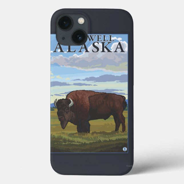 Bison Scene - Fairwell, Alaska (Baksida)