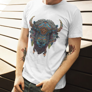 Bison Spirit Animal T-Shirt