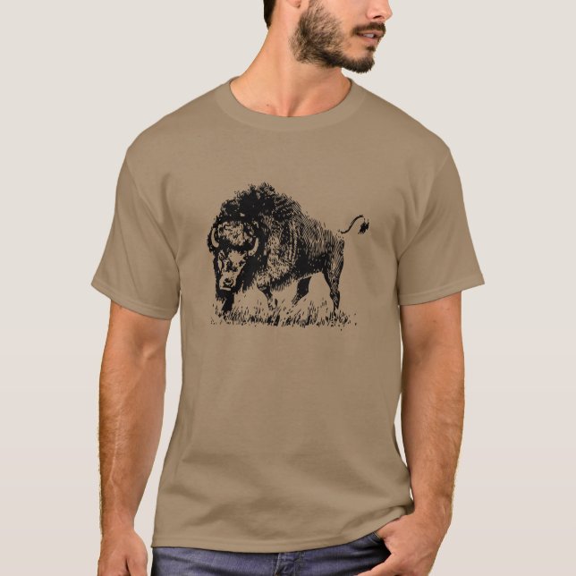 Bison T Shirt (Framsida)