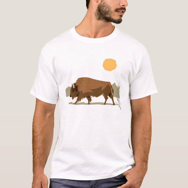 Bison T-shirt (Framsida)
