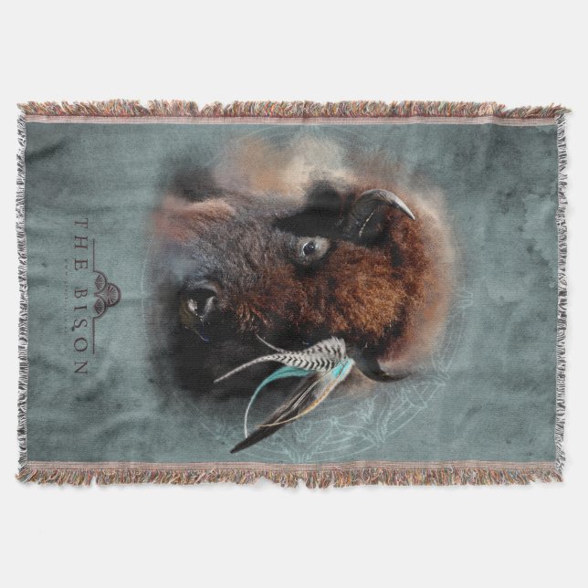 Bison - Throw Blanket Filt (Framsidan)