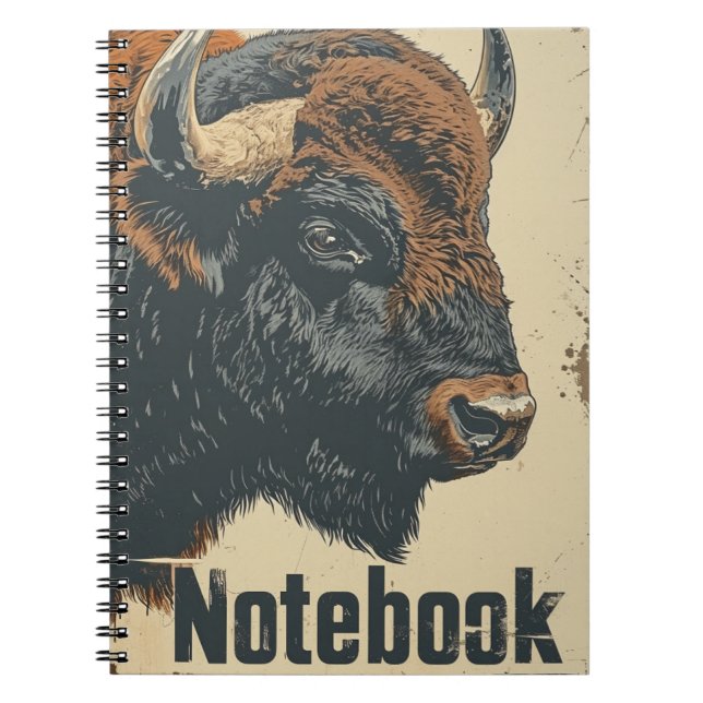 Bison Vintage Anteckningsbok (Framsidan)