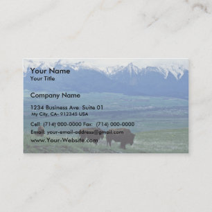 Bison Visitkort