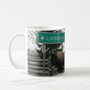 BIson, Yellowstone Entrance, Gardiner, MT Kaffemugg