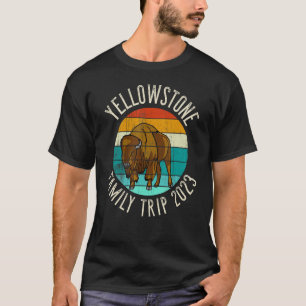 Bison YELLOWSTONE Family Resa 2023 T Shirt