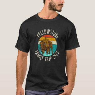 Bison YELLOWSTONE Family Resa 2023 T Shirt