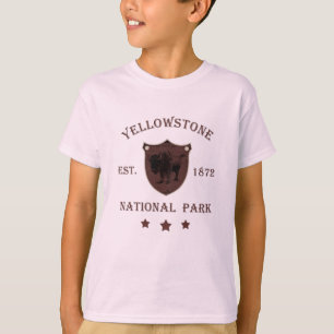 Bison Yellowstone National Park T Shirt