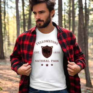 Bison Yellowstone Nationalpark T Shirt