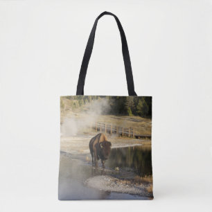 Bison Yellowstone Nature Fotografi av vilda djur Tygkasse
