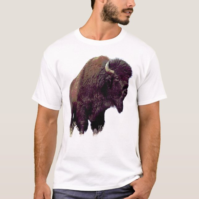 Bisonbuffel  t shirt (Framsida)