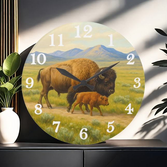 Bisonduo i gyllene prärien stor klocka (Skapare uppladdad)