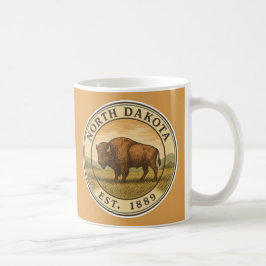 Bisonmugg från North Dakota Kaffemugg