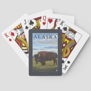 Bisonplats - Chitina flodhandfat, Alaska Casinokort