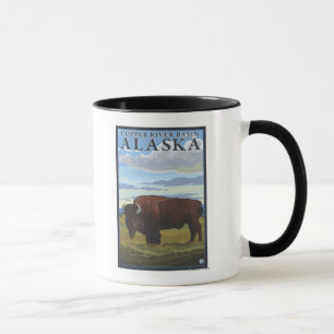 Bisonplats - Copper River handfat, Alaska Mugg