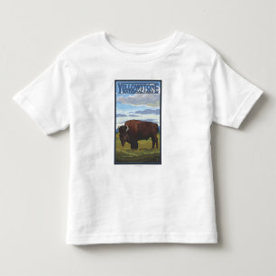 Bisonplats - Yellowstone nationalpark T Shirt
