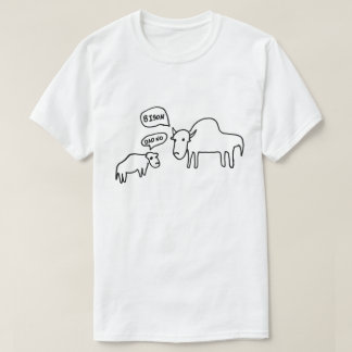 BisonT-tröja tänder T-shirt