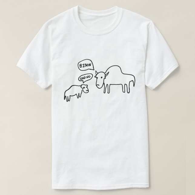BisonT-tröja tänder T-shirt (Design framsida)