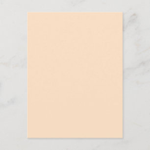 Bisque Beige Cream Solid Trend Färg Background Vykort