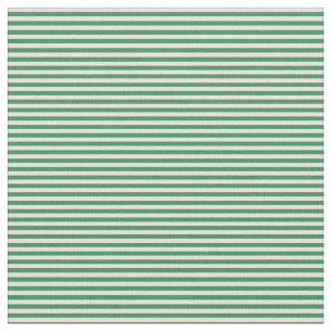 Bisque och Sea Grönt LUND Mönster Tyg