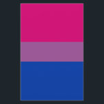 Bissexuell Prideflagga Flygblad<br><div class="desc">Bissexuell Prideflagga. Fantastiska presenter för bisexuella och presentidéer för HBTQ.</div>