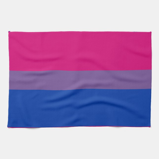 Bissexuella Pride Flagga Kökshandduk (Horisontell)