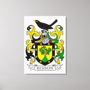 Bisson vapensköld canvastryck